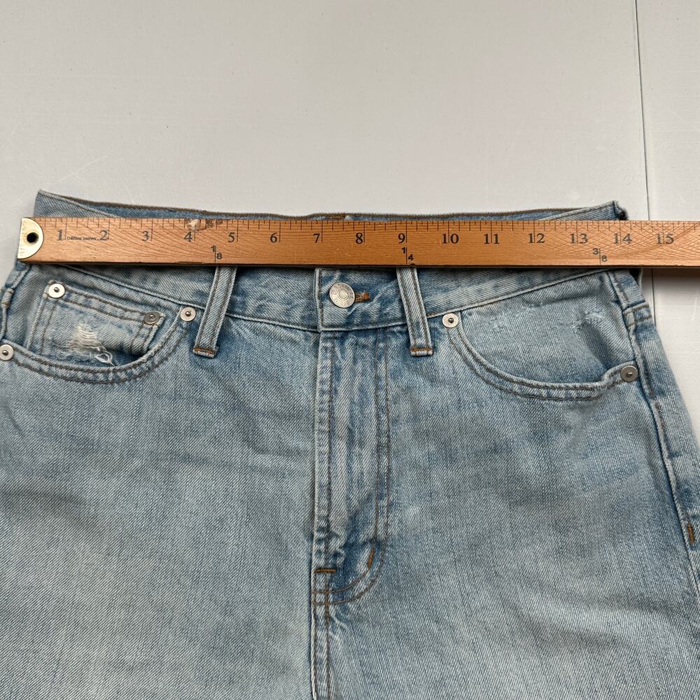 Madewell Jeans Womens 27 Blue Perfect Summer Jean Light Wash High Rise Denim - Picture 9 of 12
